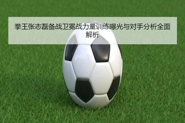拳王张志磊备战卫冕战力量训练曝光与对手分析全面解析